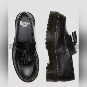 Dr. Martens Black Tassel Loafers